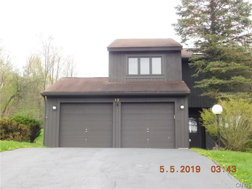 FRONT VIEW 2 CAR OVERSIZED GARAGE