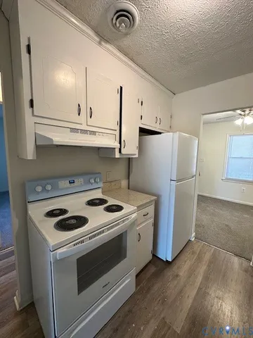 a view of a forest with trees