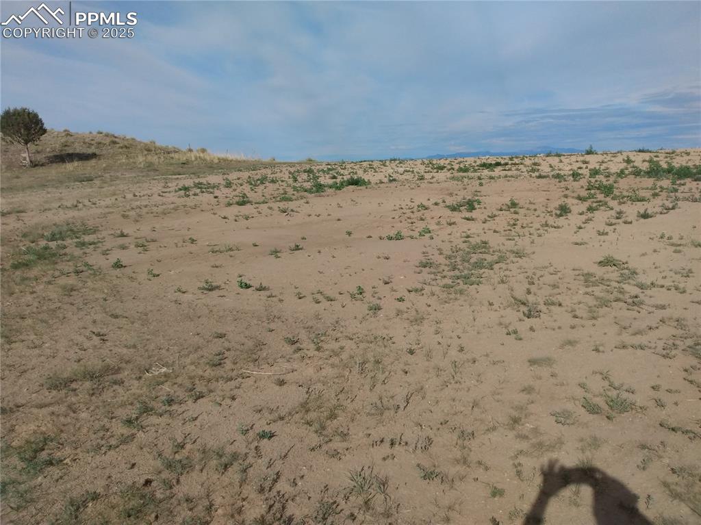 7575 South Calhan Road Calhan, CO 80808 - Photo 11 of 20 a view of a dry yard with wooden fence
