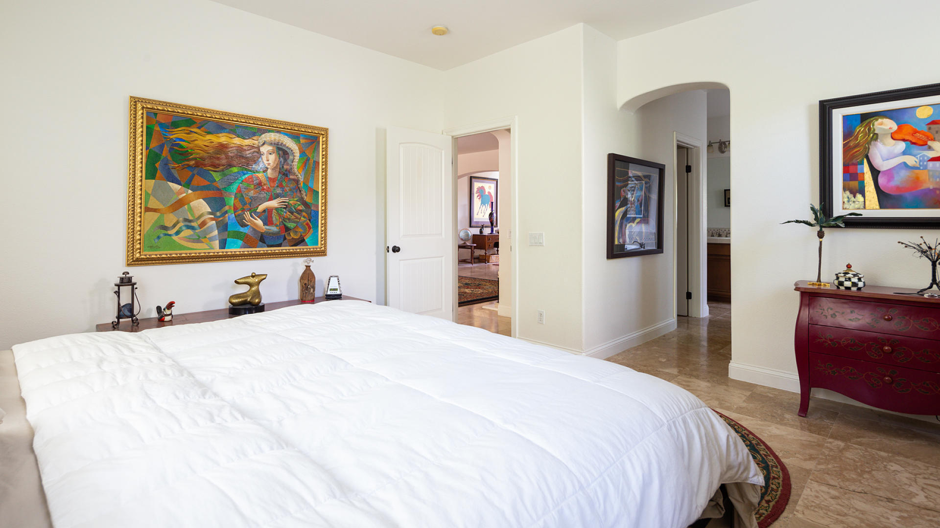 3709 Jupiter Avenue Lompoc, CA 93436 - Photo 9 of 27 a bedroom with a bed and a flat screen tv