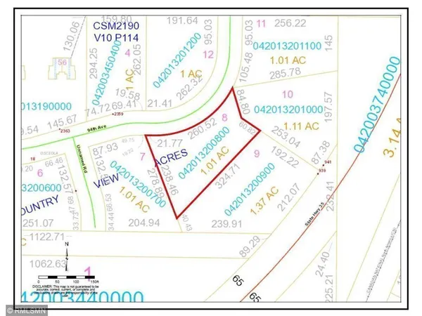 $79,900 | Lot 8 94th Avenue, Osceola, WI 54020