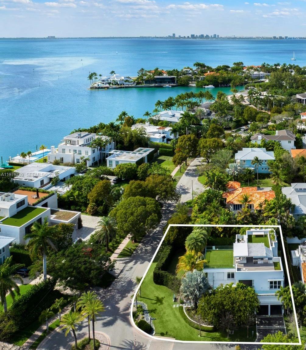 741 Harbor Drive Key Biscayne, FL 33149 - Photo 36 of 36 a view of a houses with a lake
