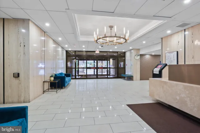 a view of an entrance