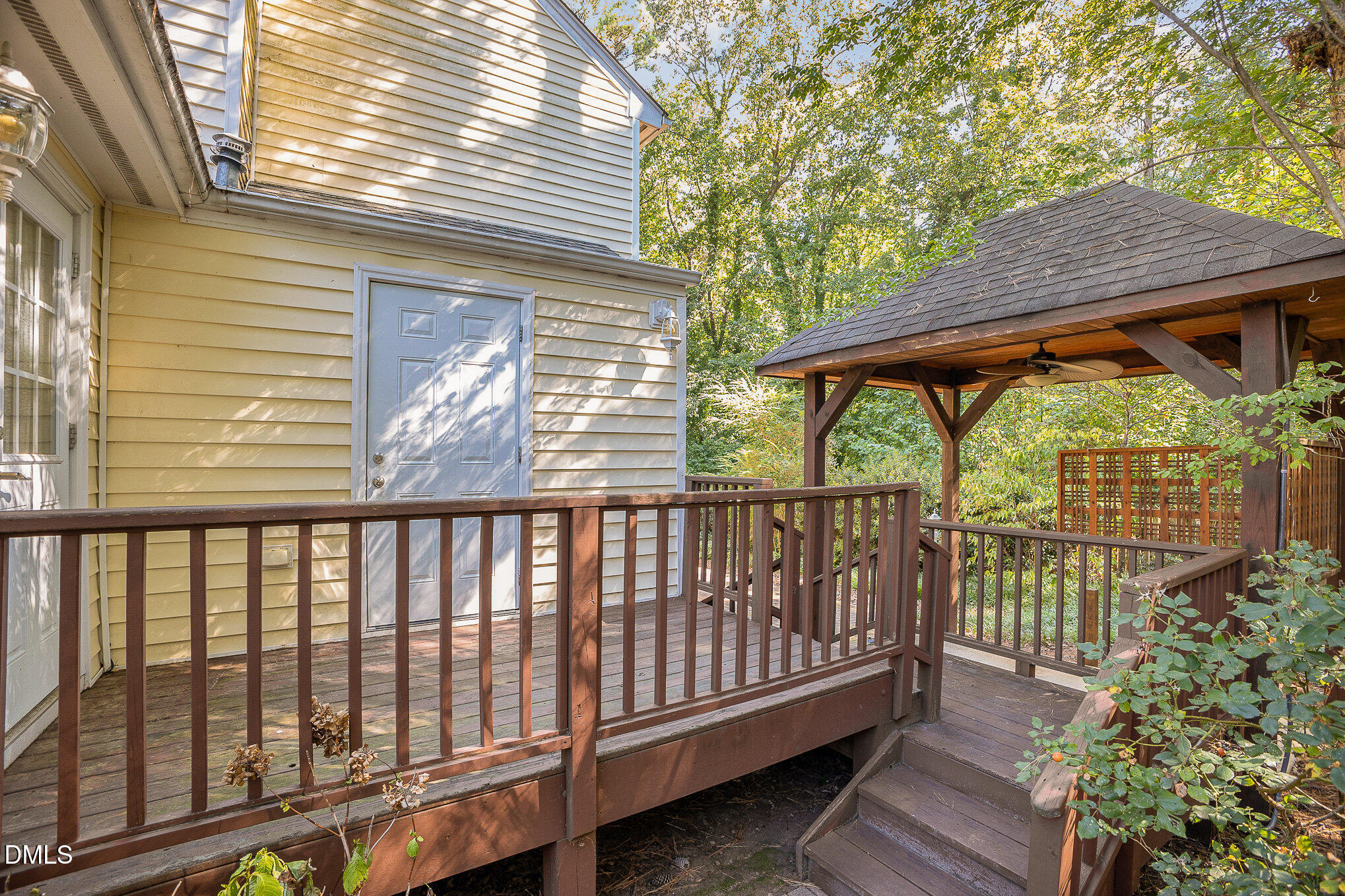 1437 Greenside Drive Raleigh, NC 27609 - Photo 26 of 27 a view of wooden deck