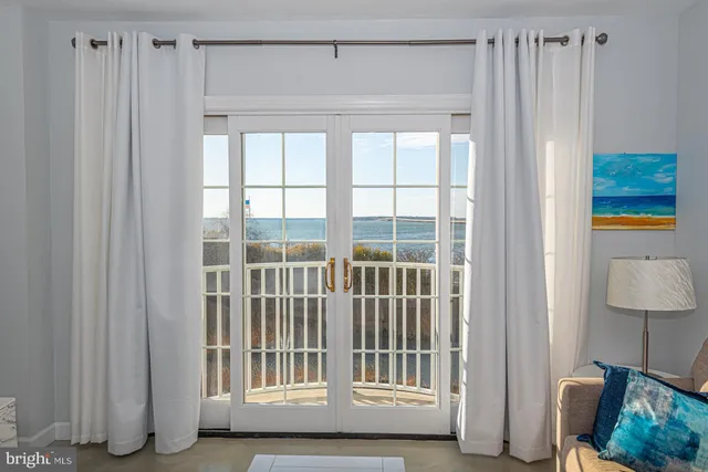 a view of front door