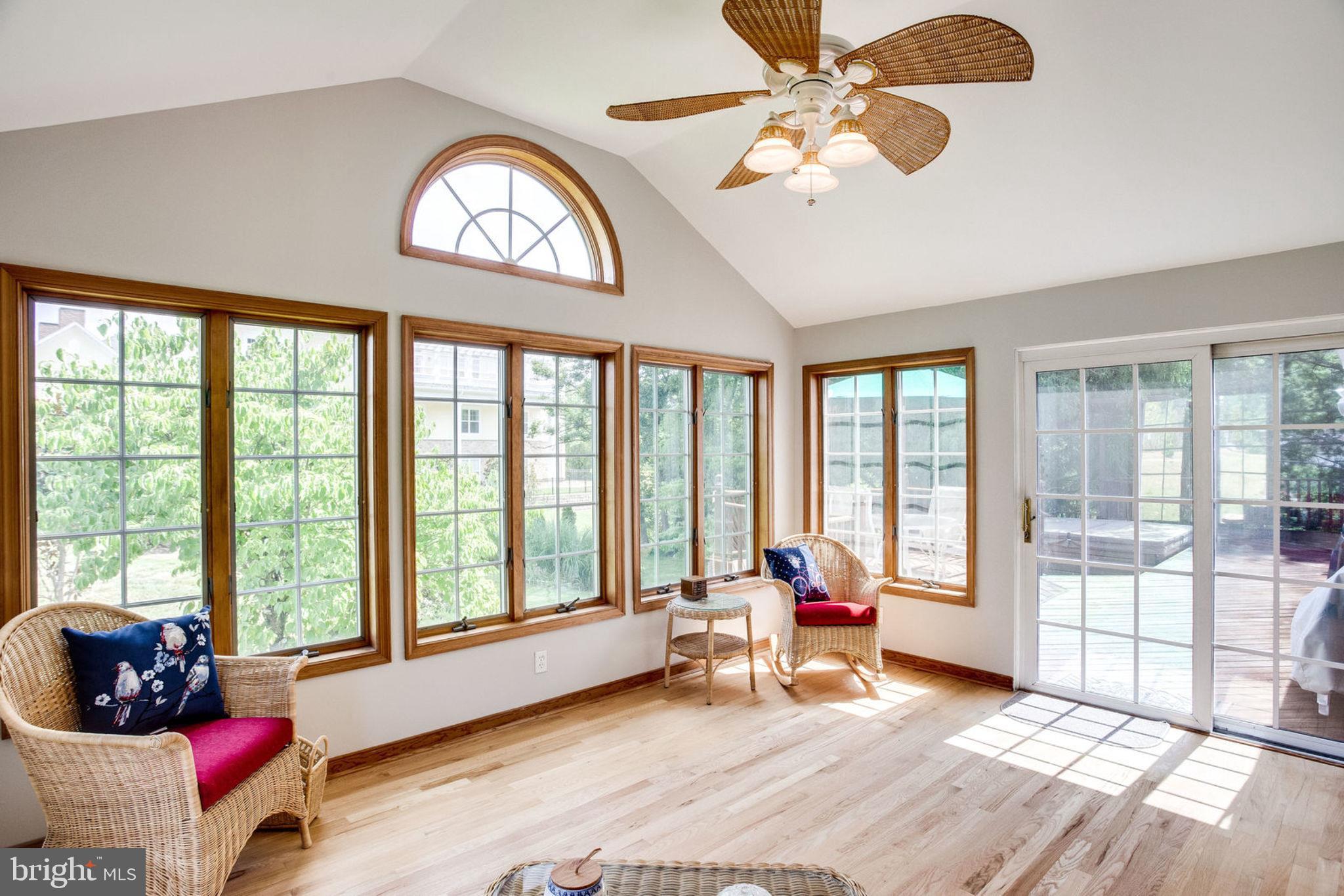 9530 Burning Branch Road Burke, VA 22015 - Photo 12 of 43 Amazing Sun Room w/ Vaulted Ceilings