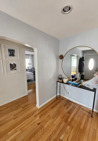 a view of a living room and dining room