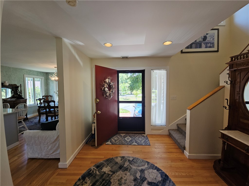 15 Hammersmith Road, Unit 33 Newport, RI 02840 - Photo 5 of 49 Front Door/Foyer/ view stair to 2nd floor and kitchen/dining