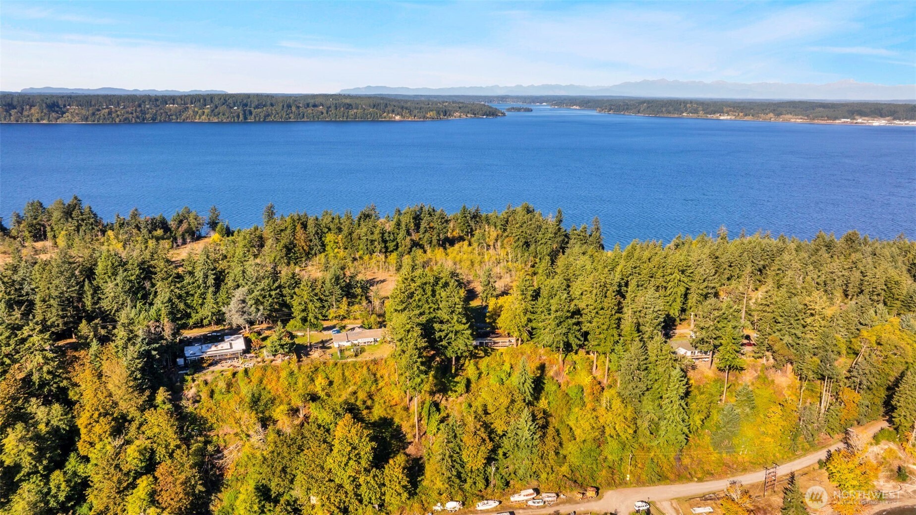 10318 Morris Boulevard Steilacoom, WA 98388 - Photo 31 of 38 a view of a lake and mountain in the back