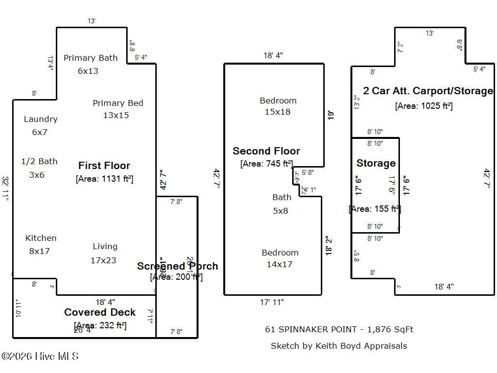 61 Spinnaker Point Road North Oriental, NC 28571 - Photo 43 of 49 Sketch