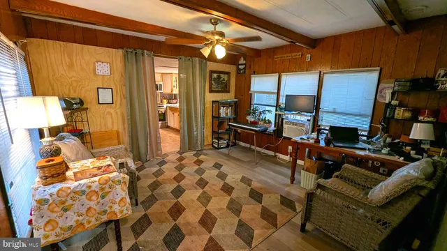 a outdoor living space with furniture