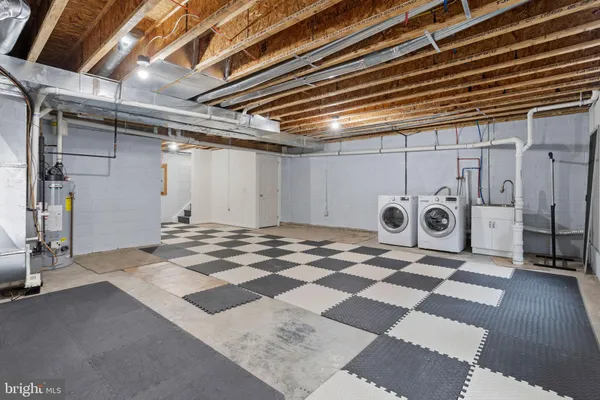 a view of a storage & utility room