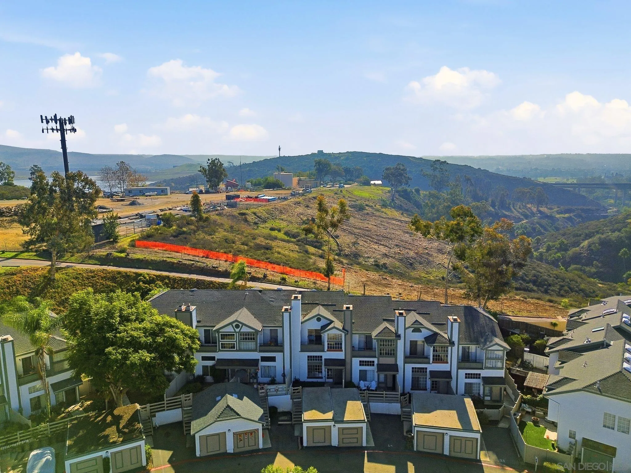 8753 Spring Canyon Drive Spring Valley, CA 91977 - Photo 37 of 43 an aerial view of residential houses with outdoor space and ocean view