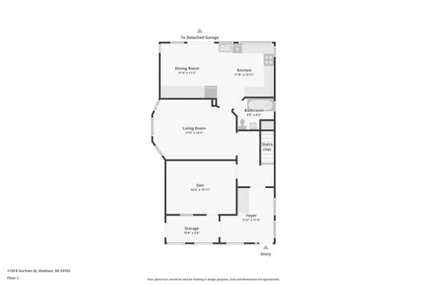 $775,000 | 1130 East Gorham Street, Madison, WI 53703