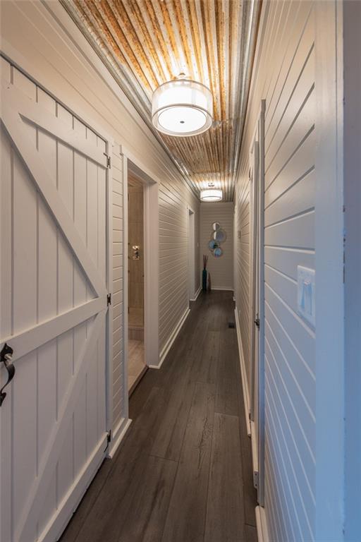 260 St Xavier Road Latrobe, PA 15650 - Photo 21 of 25 Hallway with Original Ceiling, Doors and Updated Fixures