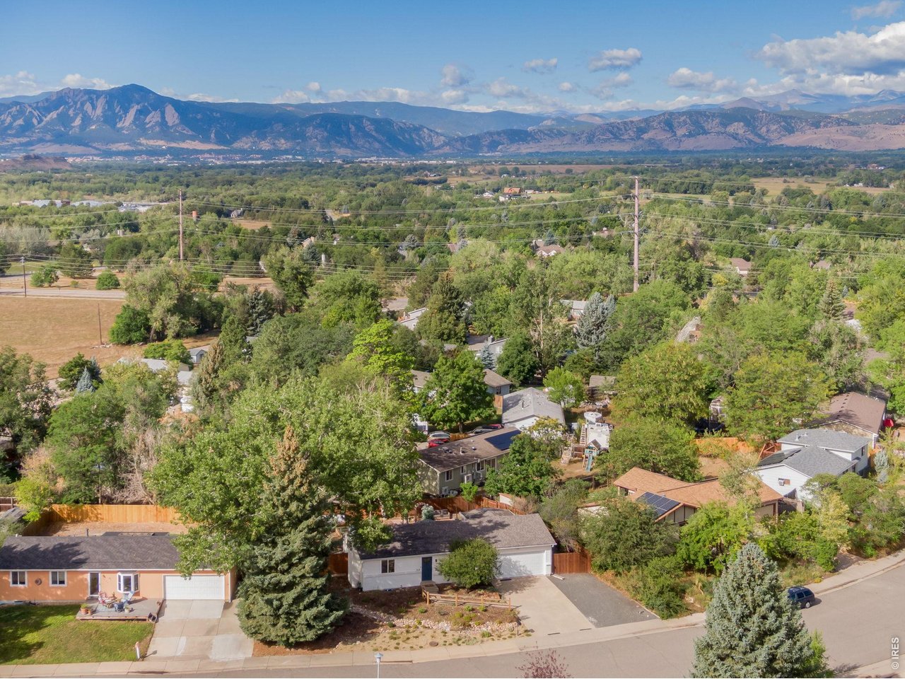 7618 Aberdeen Way Boulder, CO 80301 - Photo 3 of 50 Aerial of Front of Home