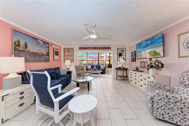 a view of a hallway with shelves