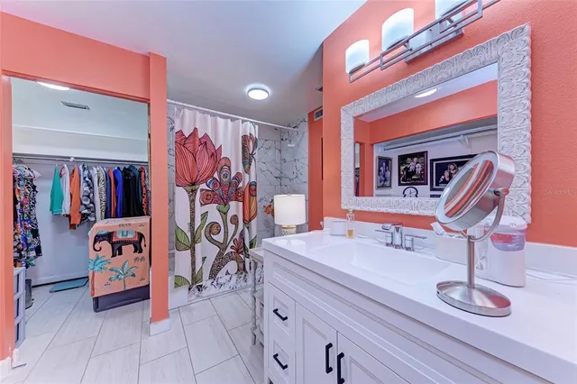 a view of front door with entryway and couch