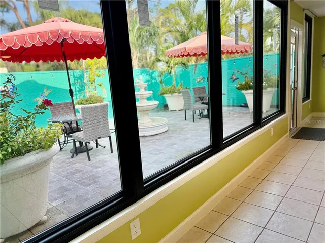 a view of a entryway door of the house