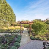 a view of a lake with a big yard