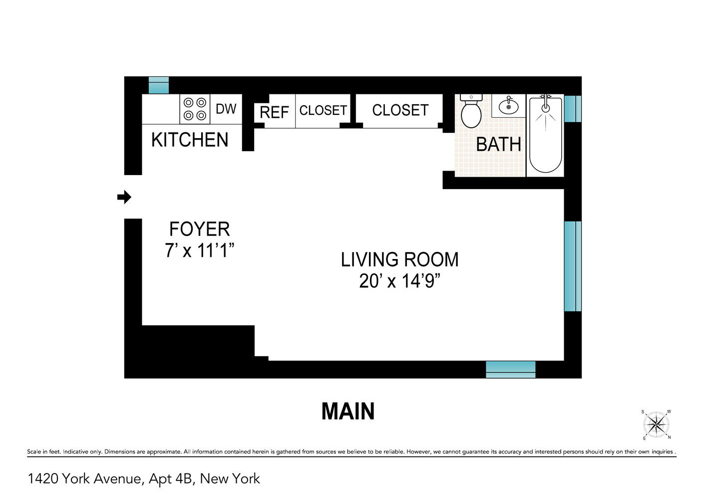 1420 York Avenue, Unit 4B Manhattan, NY 10021 - Photo 8 of 9