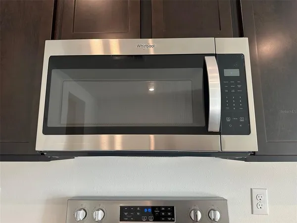 a close view of washer and dryer