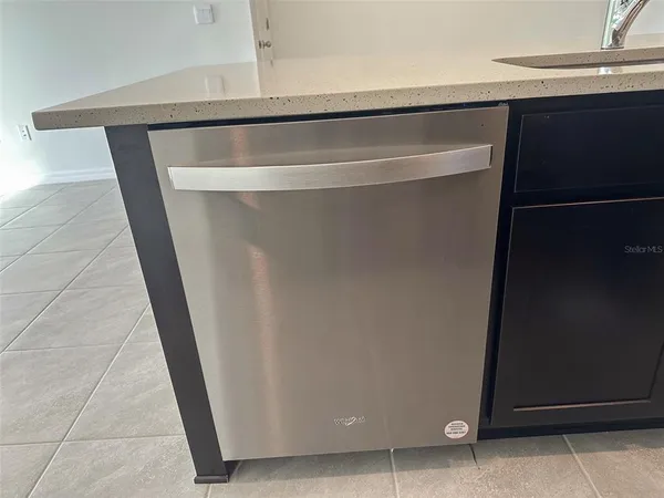 a view of a glass door