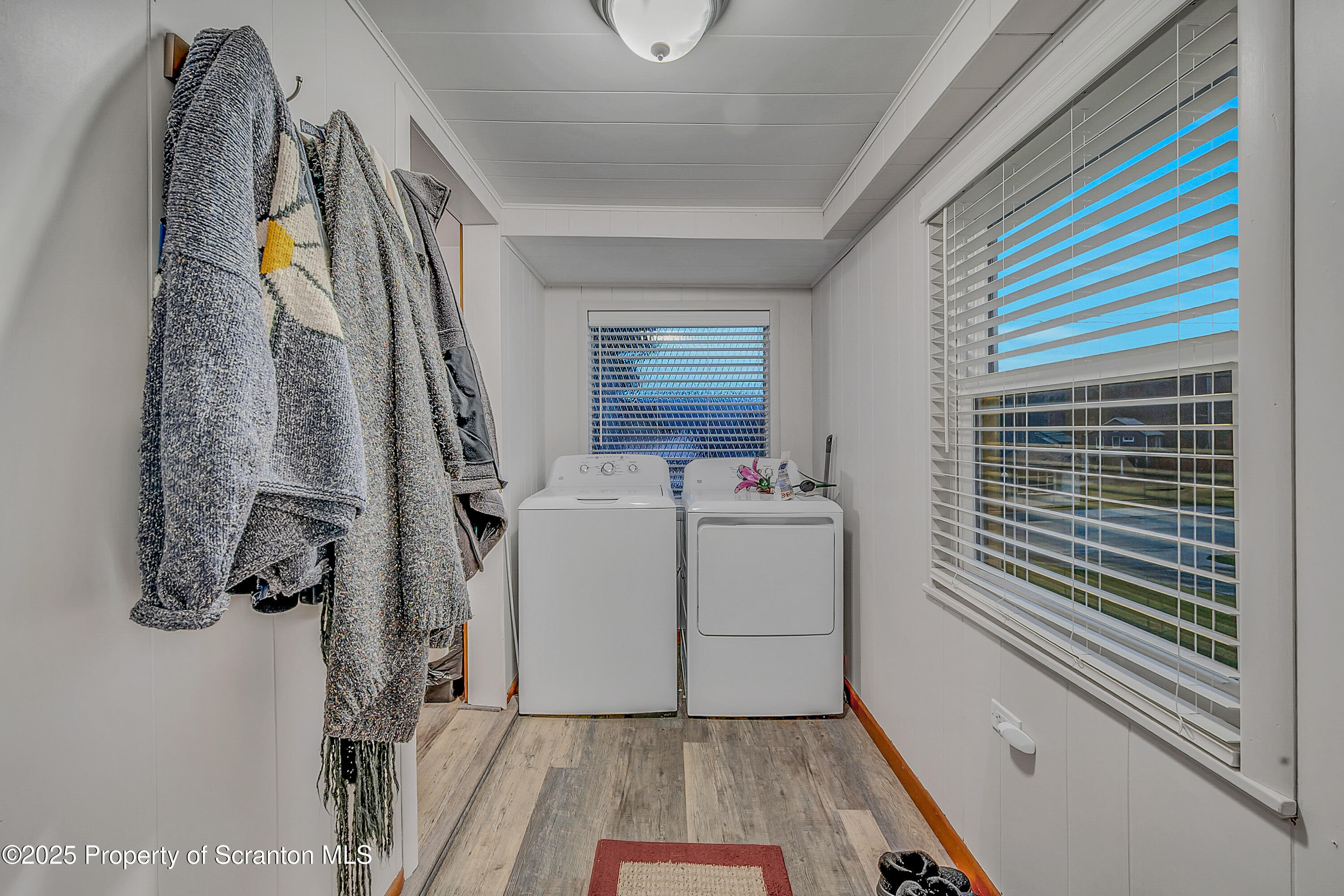 191 Ash Street Archbald, PA 18403 - Photo 14 of 28 a view of a storage and utility room with washer and dryer