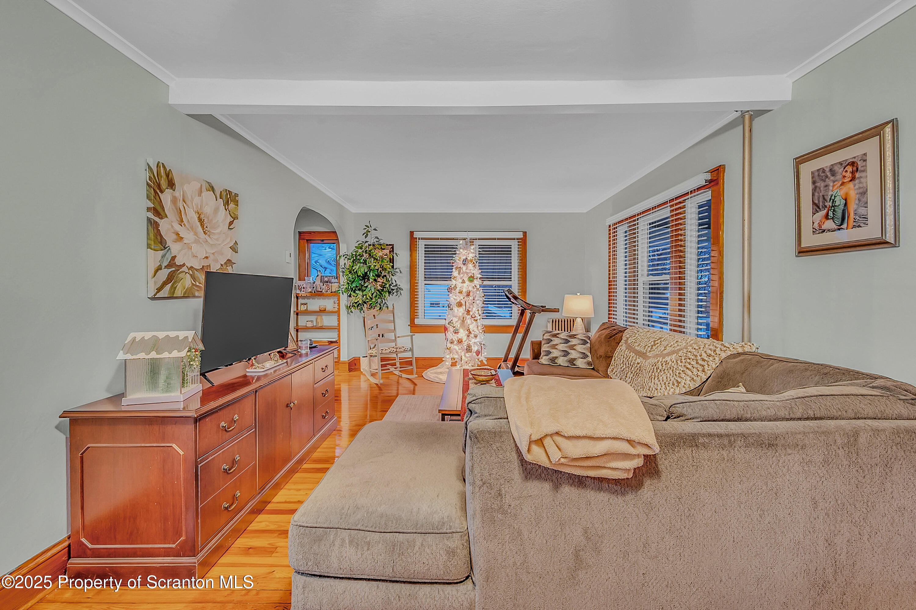 191 Ash Street Archbald, PA 18403 - Photo 6 of 28 a living room with furniture and a flat screen tv