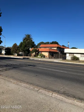a view of street from a house