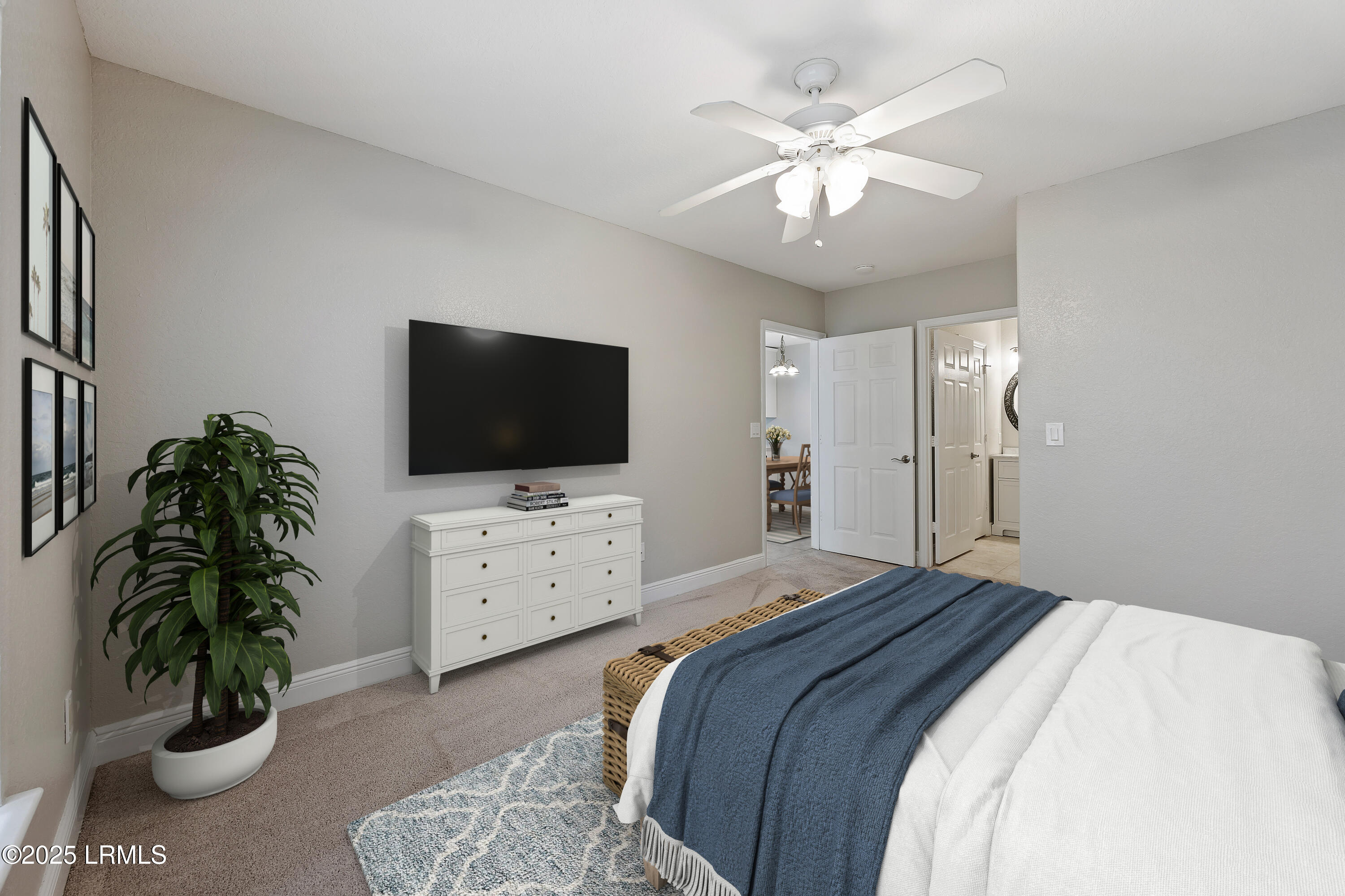 897 Fording Island Road, Unit 3109 Bluffton, SC 29910 - Photo 16 of 41 3109 Virtual primary bedroom view of bat