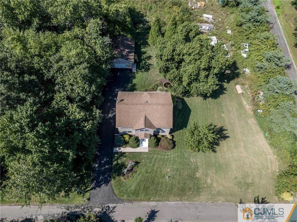 20 Blue Jay Hill Road Westampton, NJ 08060 - Photo 56 of 65 an aerial view of a house with outdoor space and trees all around
