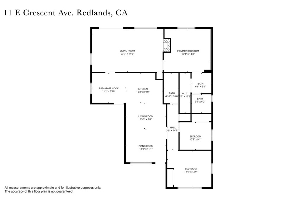 11 E Crescent Redlands, CA 92373 - Photo 35 of 35 a picture of a floor plan