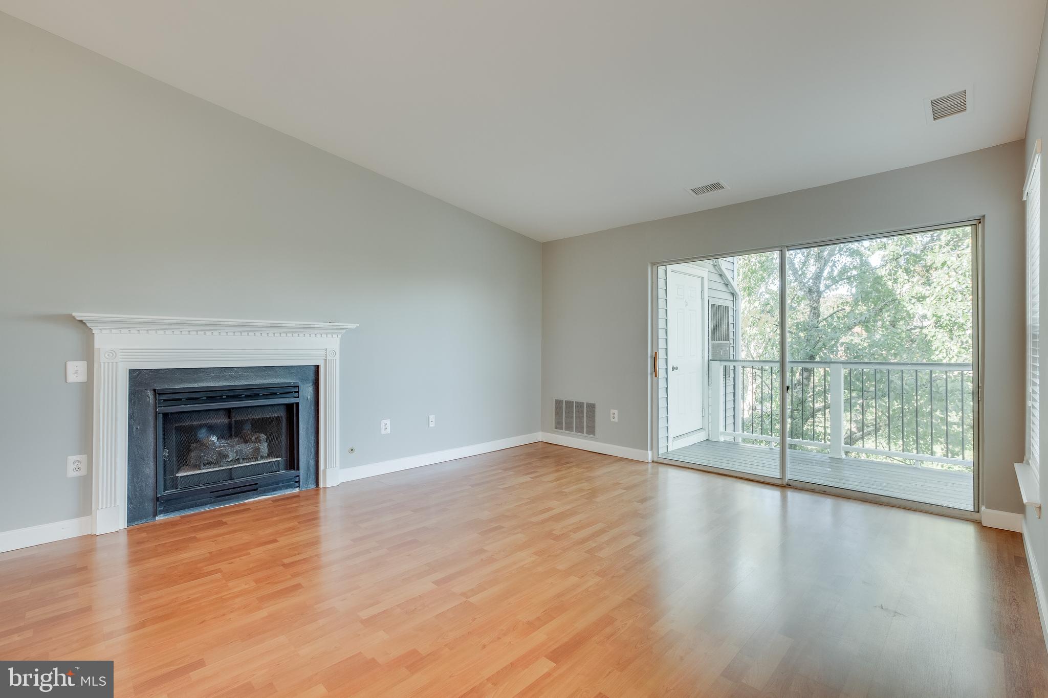 20575 Snowshoe Square, Unit 302 Ashburn, VA 20147 - Photo 26 of 32 wooden floor fireplace and natural light in room
