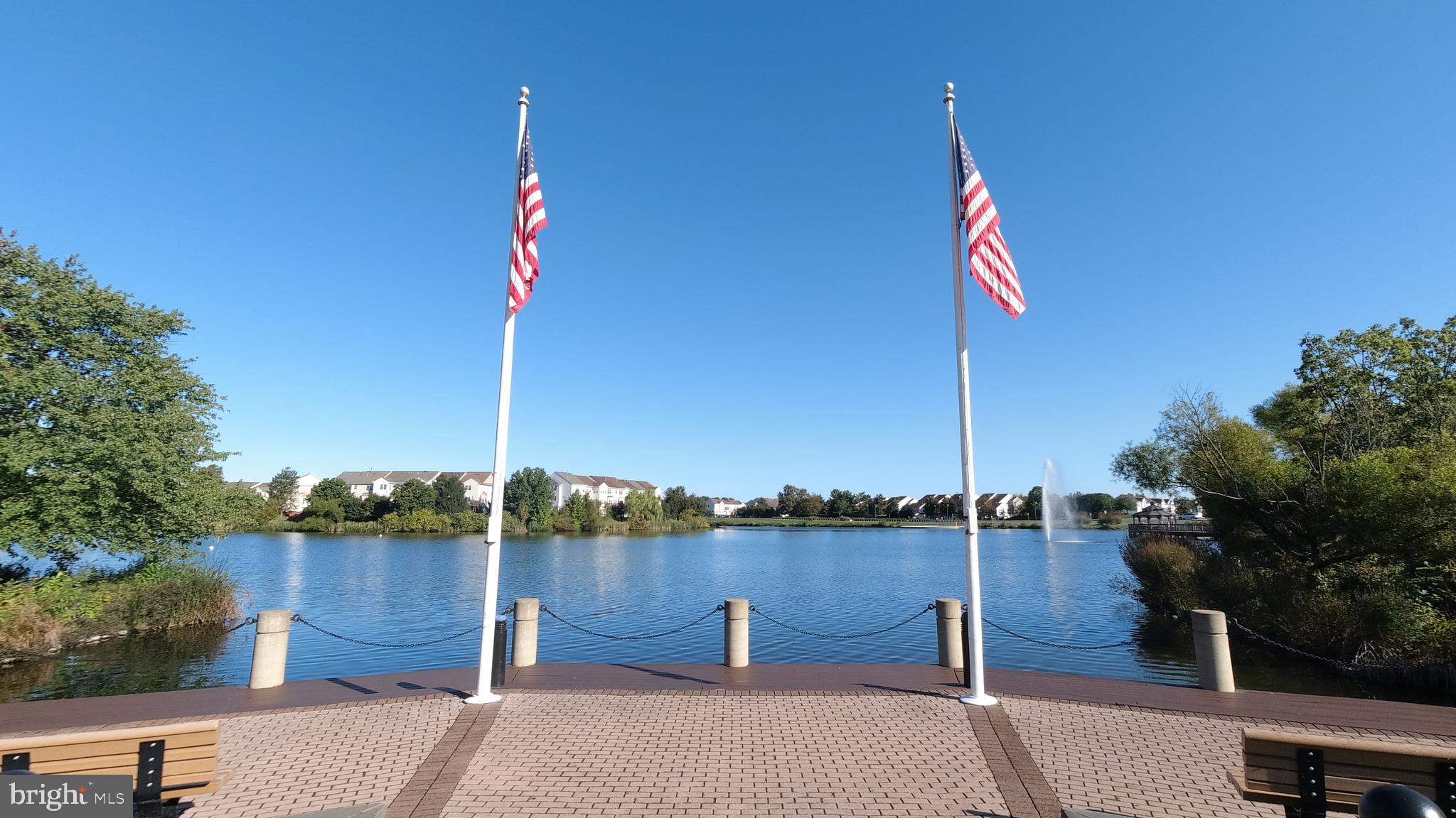 20575 Snowshoe Square, Unit 302 Ashburn, VA 20147 - Photo 27 of 32 a flag is sitting next to a road