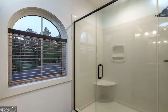 a view of bathroom with a toilet