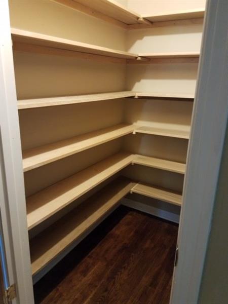 Walk in Pantry off of kitchen