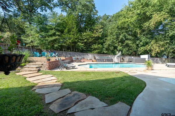 a view of outdoor space and deck