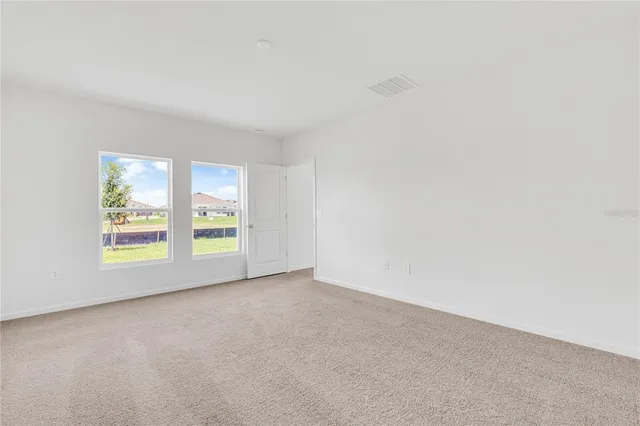 a view of an empty room