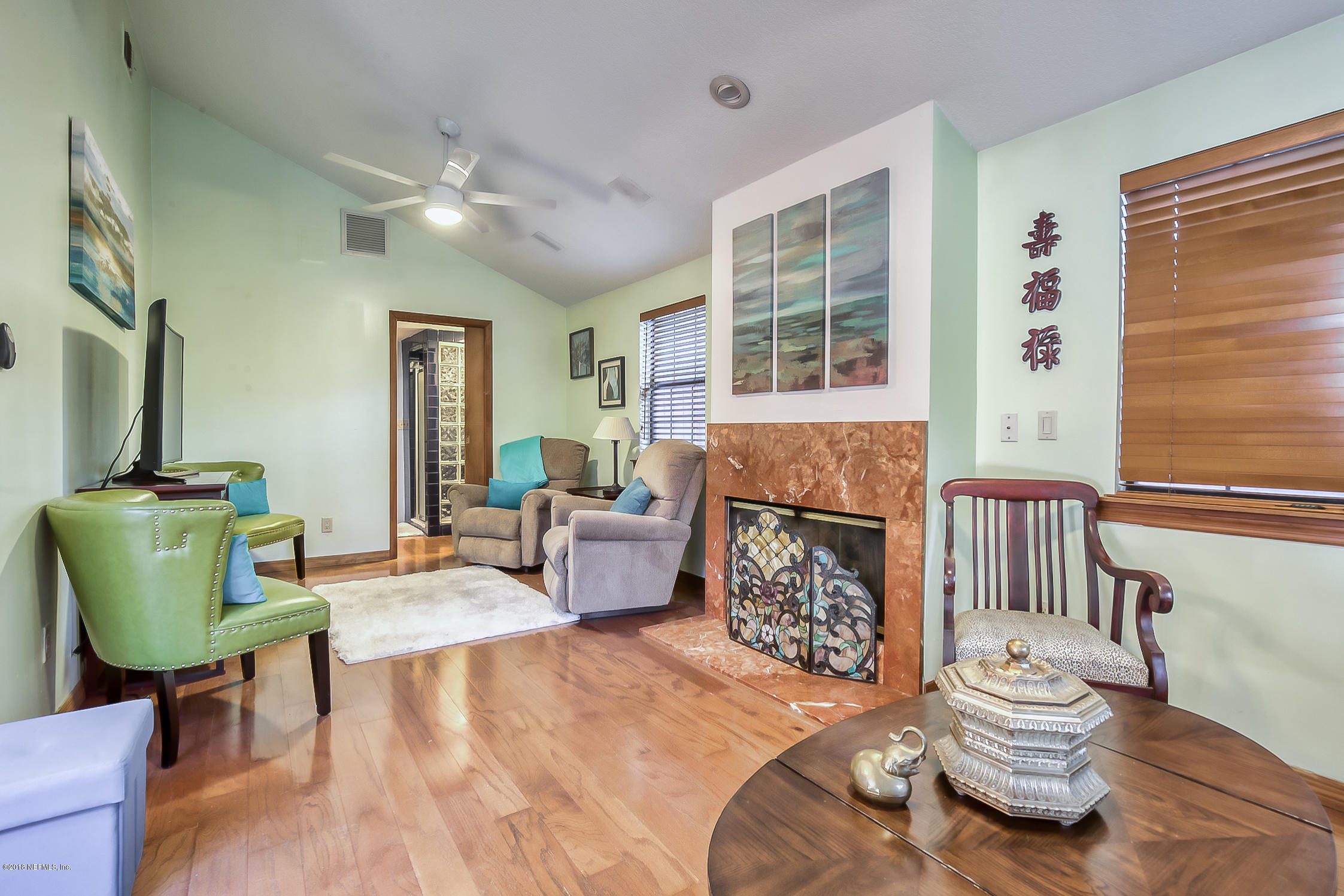 3836 Valencia Road Jacksonville, FL 32205 - Photo 14 of 57 Large den with gas fireplace.
