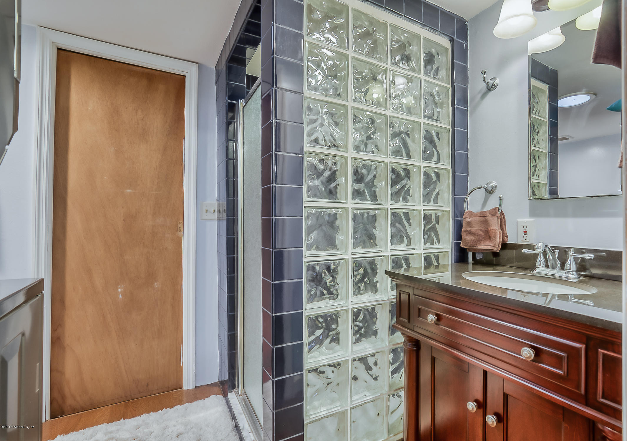 3836 Valencia Road Jacksonville, FL 32205 - Photo 18 of 57 New block glass shower.