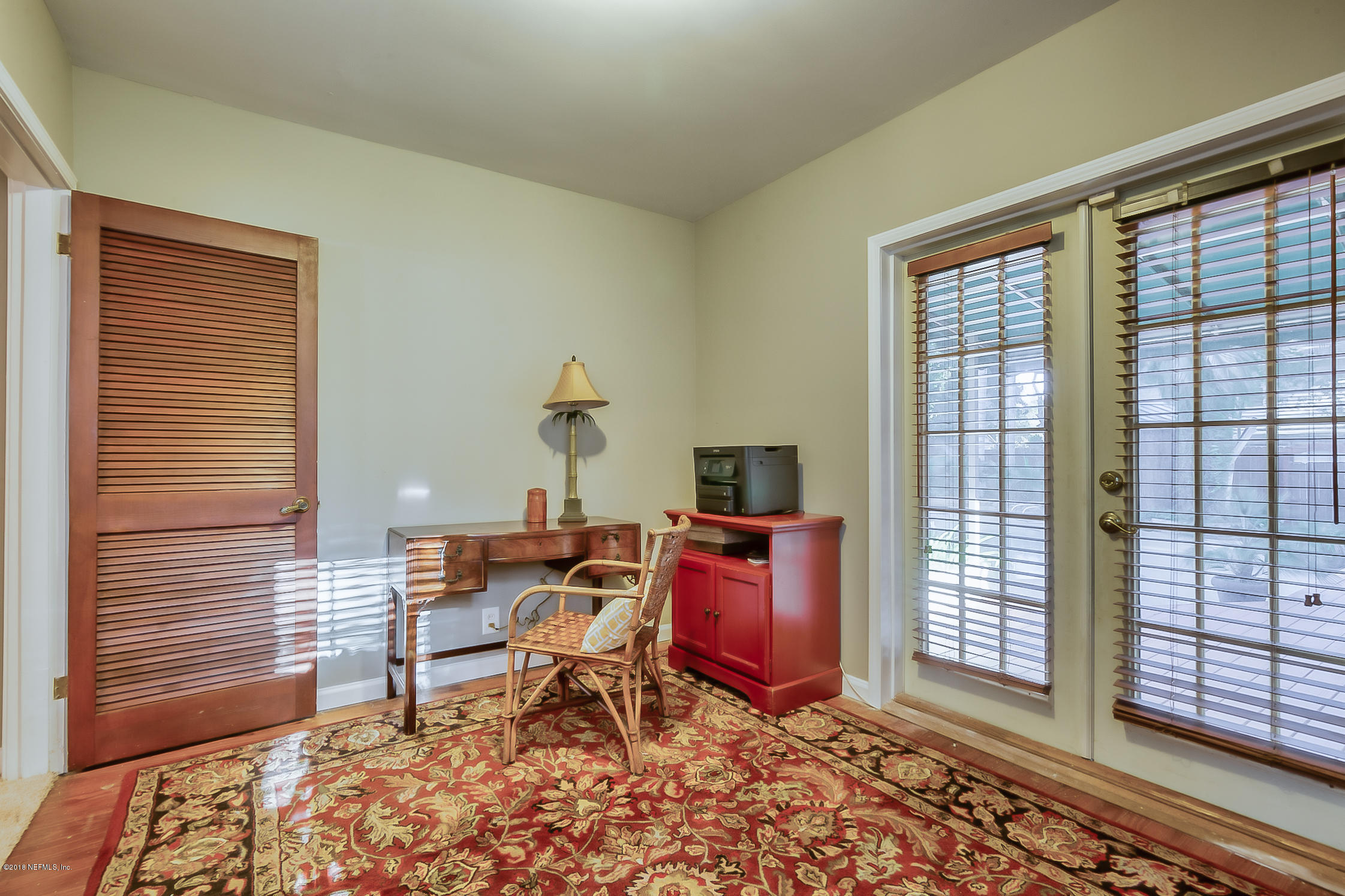 3836 Valencia Road Jacksonville, FL 32205 - Photo 25 of 57 Bedroom 3/office to pool area.