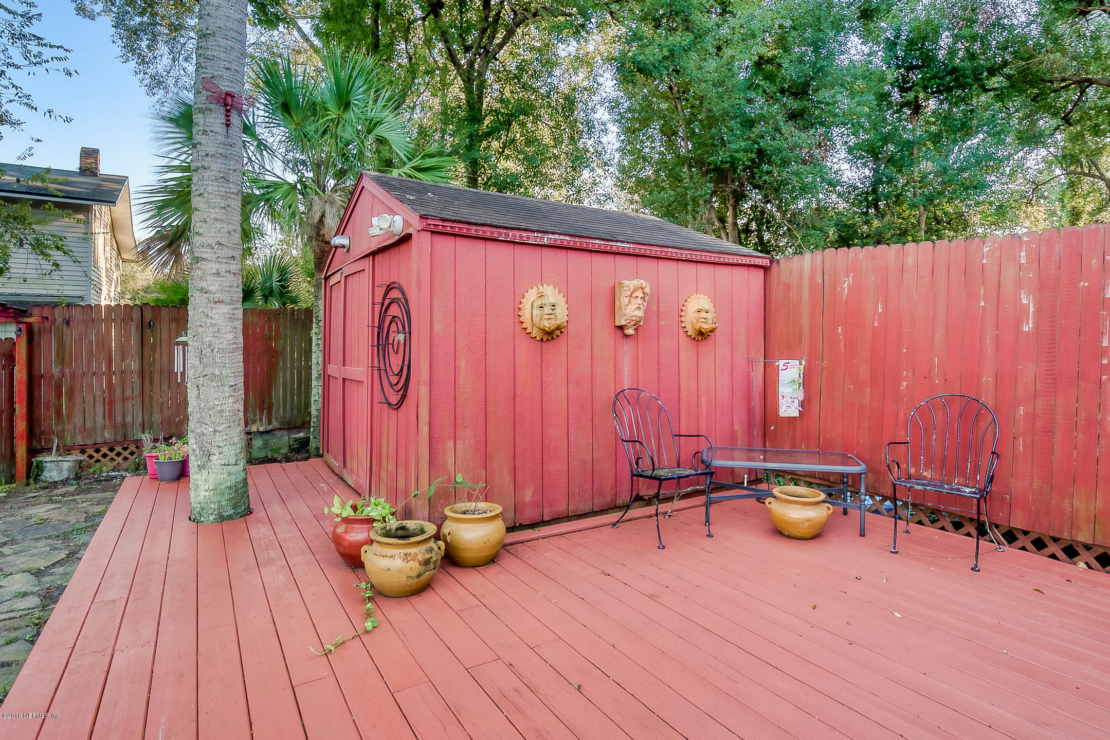 3836 Valencia Road Jacksonville, FL 32205 - Photo 32 of 57 Outdoor living area/storage shed.