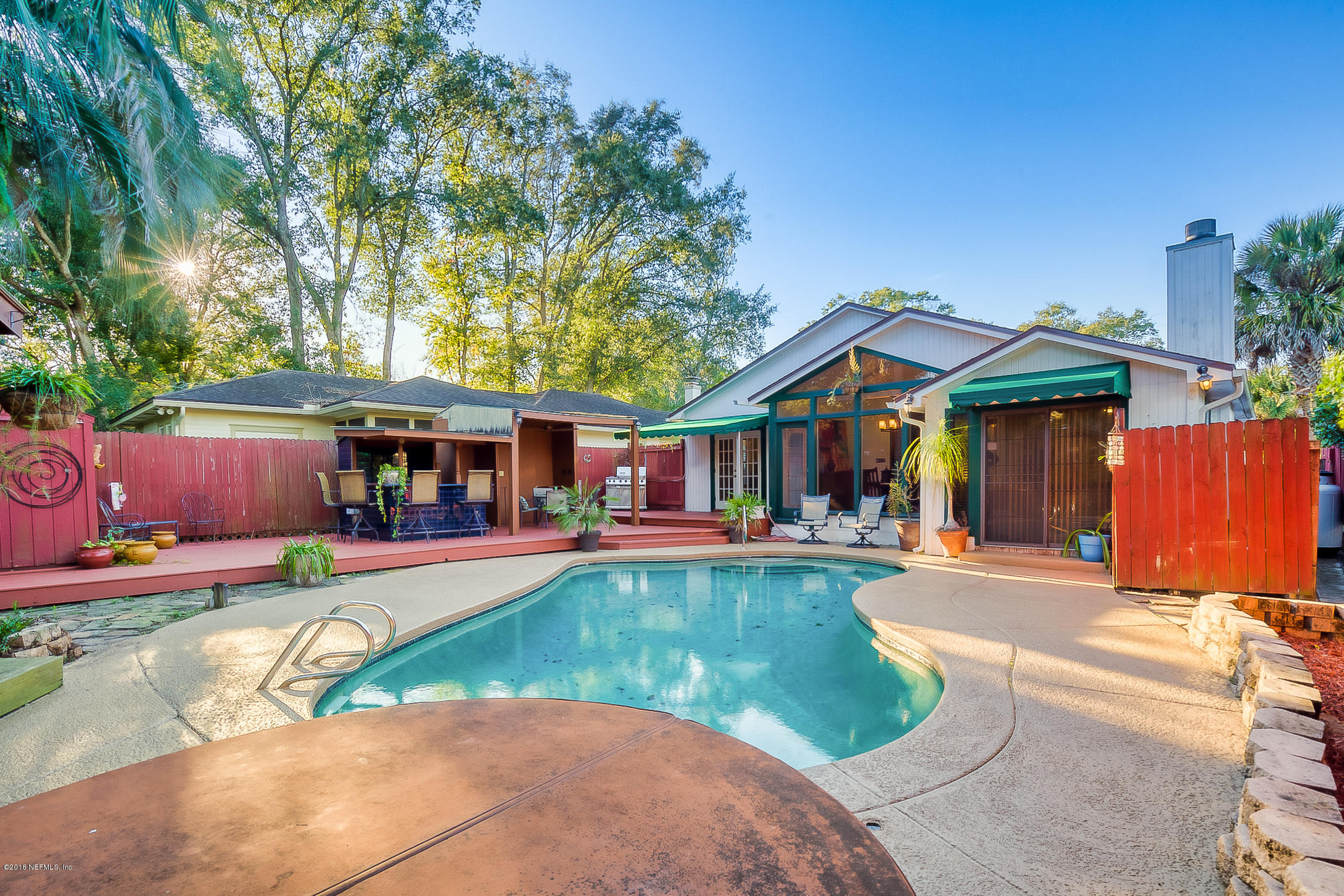 3836 Valencia Road Jacksonville, FL 32205 - Photo 46 of 57 Pool with hot tub.