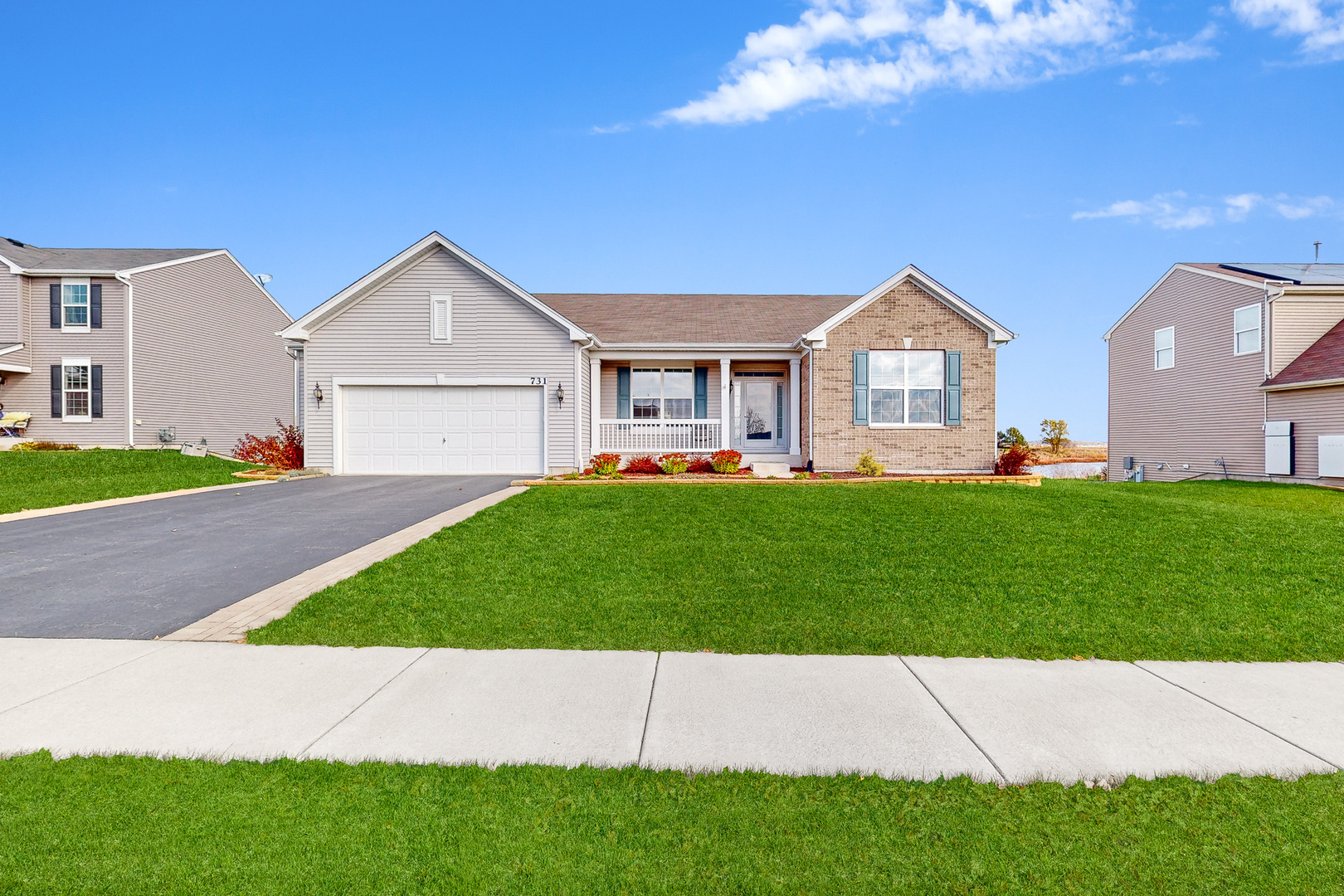 731 Windett Ridge Road Yorkville, IL 60560 - Photo 1 of 28 a view of outdoor space yard and garage