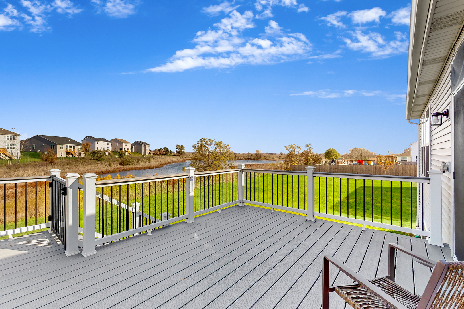 731 Windett Ridge Road Yorkville, IL 60560 - Photo 3 of 28 a view of a balcony with furniture