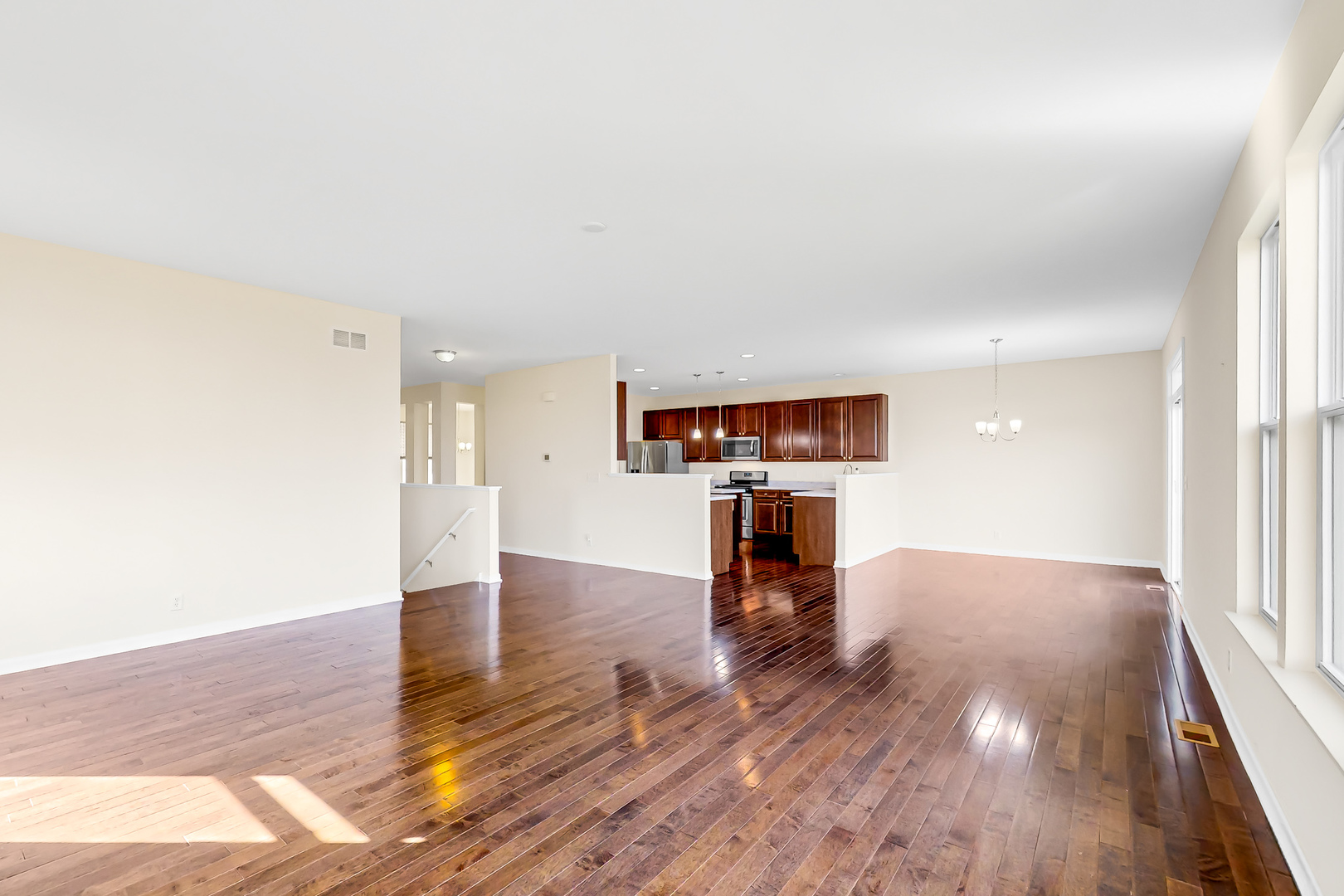 731 Windett Ridge Road Yorkville, IL 60560 - Photo 9 of 28 a view of empty room with wooden floor