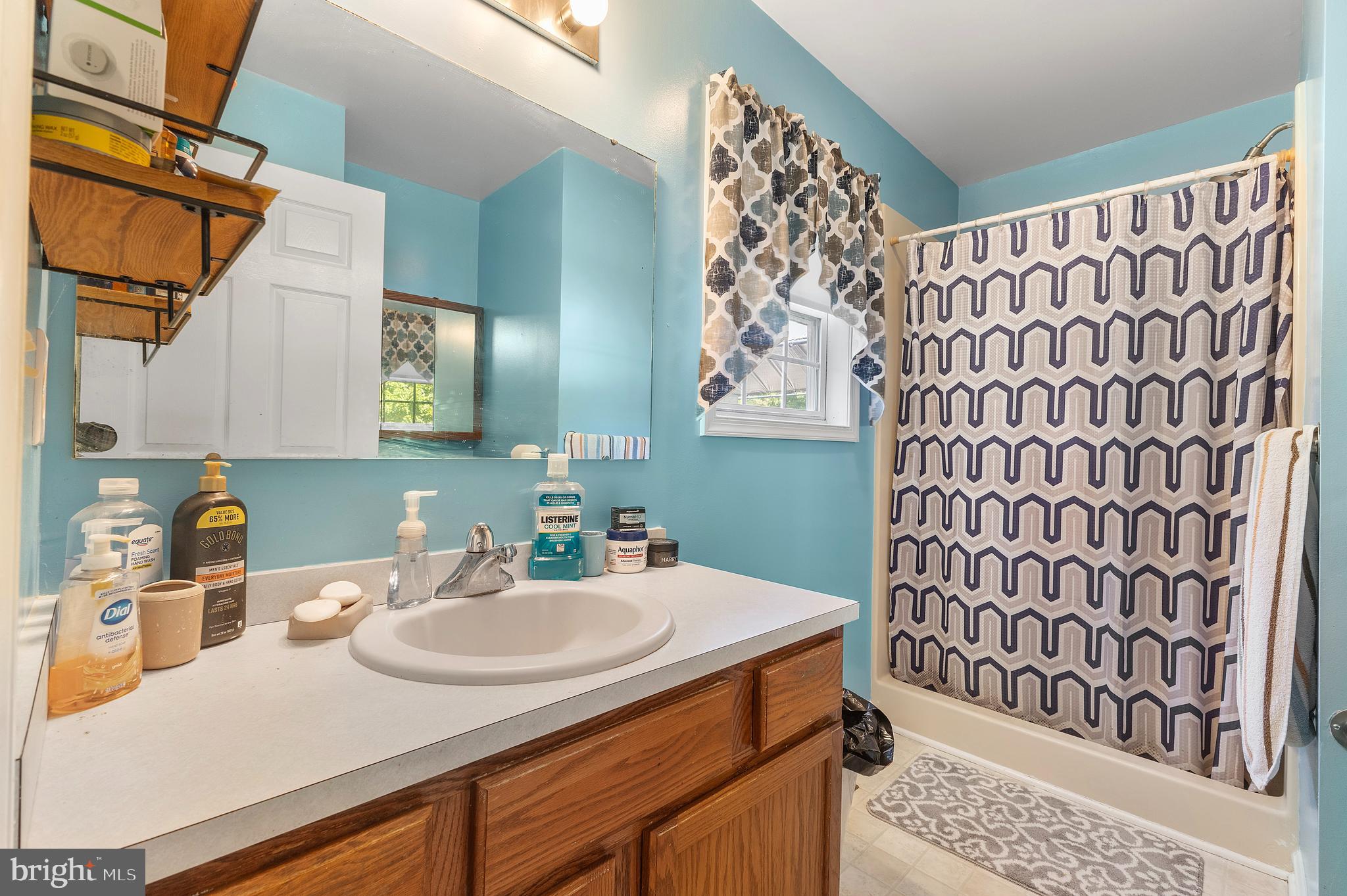 7112 East New Market Ellwood Road Hurlock, MD 21643 - Photo 8 of 41 a bathroom with a sink and a mirror