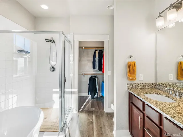 a view of a backyard with a garden