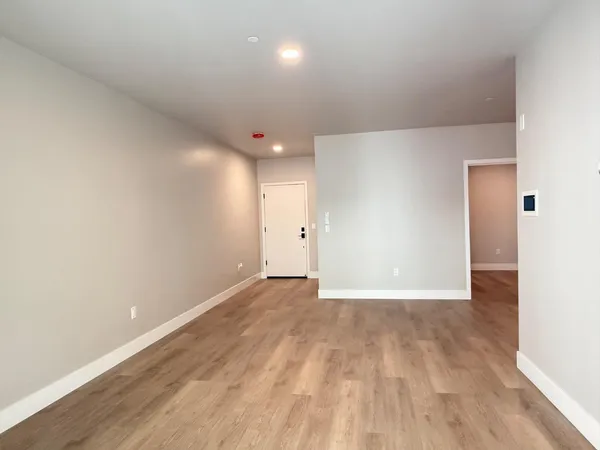 a view of a balcony with city view